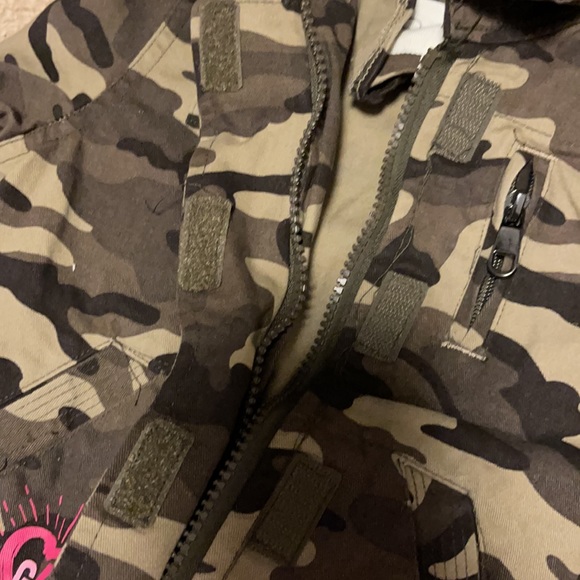 💕 3/$10 Jessica Simpson NWT girl Power camp jacket 18 mos - Picture 4 of 4
